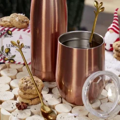 Coffret 6 petites cuillères inox doré^Gifi Best