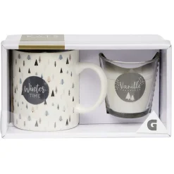 Coffret bougie avec mug porcelaine^Gifi New