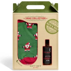 Sale Gifi Coffret cadeau Noël homme Xmas Collection gel douche et chaussettes