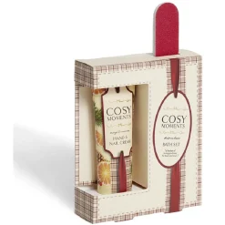 Sale Gifi Coffret crème pour les mains cannelle et orange avec lime à ongles