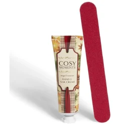 Sale Gifi Coffret crème pour les mains cannelle et orange avec lime à ongles