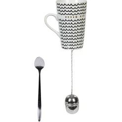 Coffret Mug 45cl infuseur à thé et cuillere^Gifi Hot
