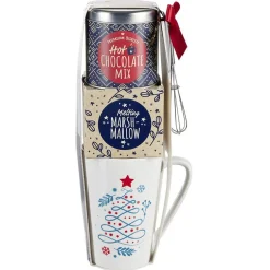 Coffret Mug XXL avec boisson et gourmandises Noël Scandinave^Gifi Sale