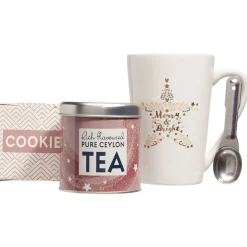 Coffret Mug XXL avec boisson et gourmandises Noël pailleté^Gifi Outlet