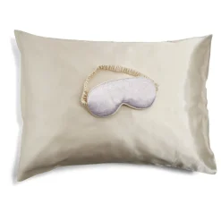 New Gifi Coffret sommeil masque et taie d'oreiller en satin - 2 modèles