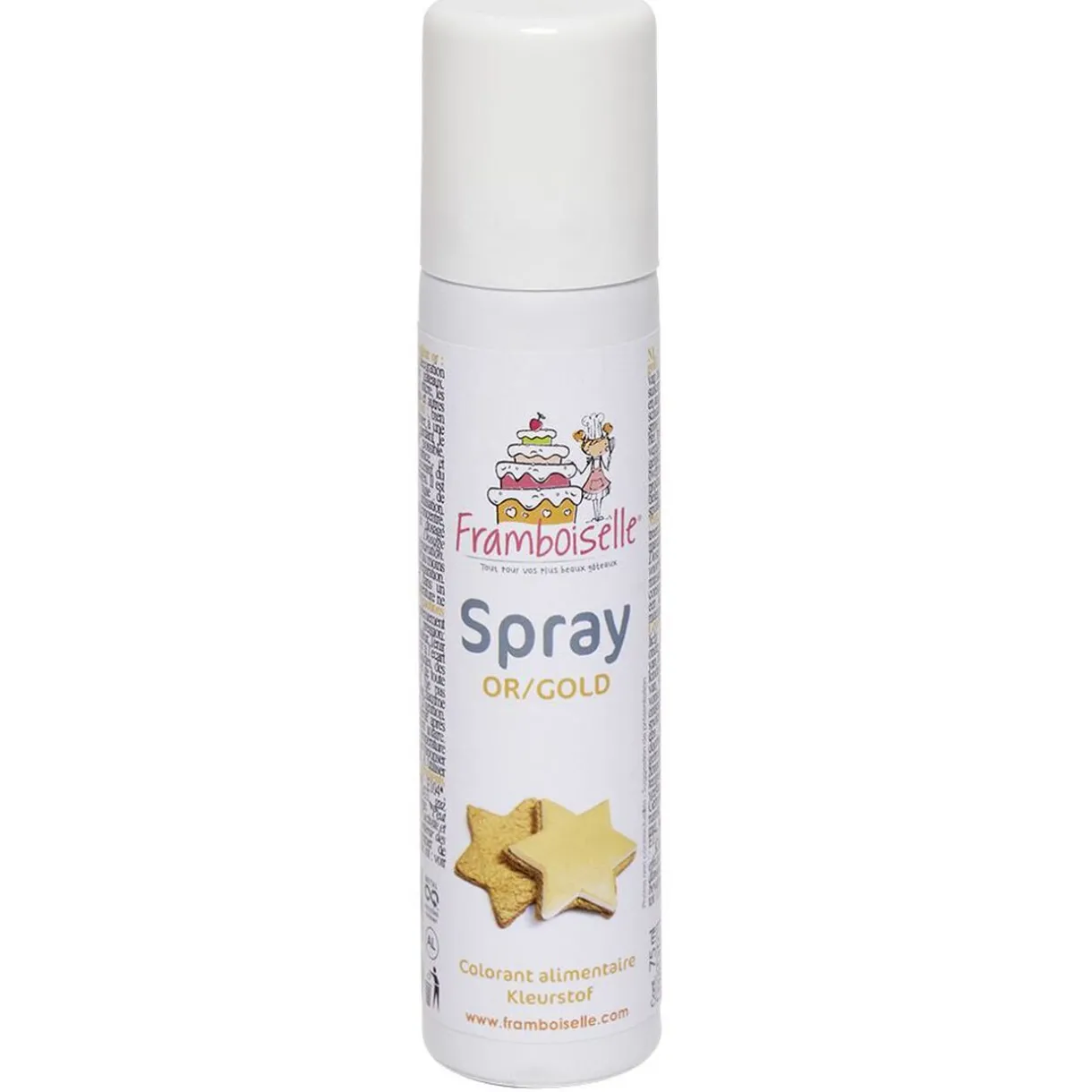 Colorant alimentaire spray doré 75 ml^Gifi Outlet