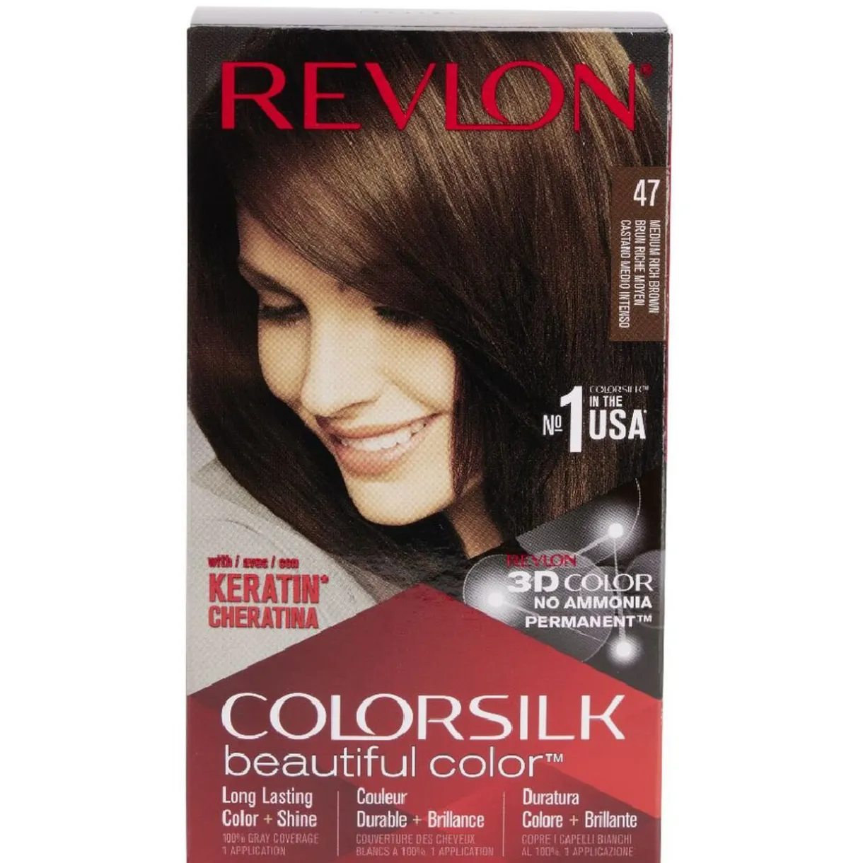 Sale Gifi Coloration cheveux Brun riche moyen 47 Revlon