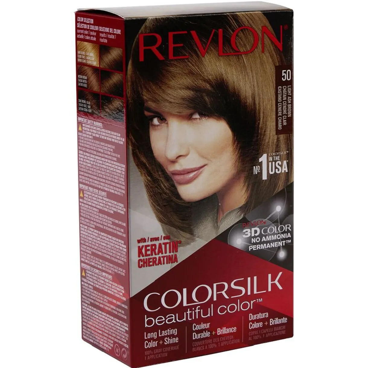 Clearance Gifi Coloration cheveux Chatain cendré 50 Revlon