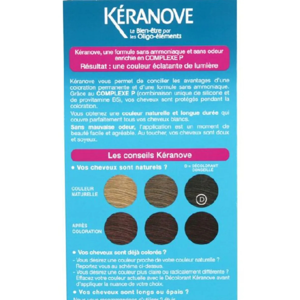 Outlet Gifi COLORATION CHEVEUX MARRON ACAJOU