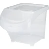 Rangement|Gifi Containers transparents avec couvercle 40 L x3