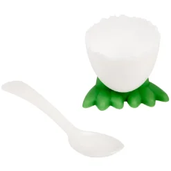 Coquetier en plastique forme oeuf x4^Gifi Online