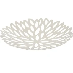 Corbeille à fruits en fer blanc crème fleur^Gifi Outlet