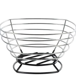 Corbeille à fruits métal filaire gris noir^Gifi Sale