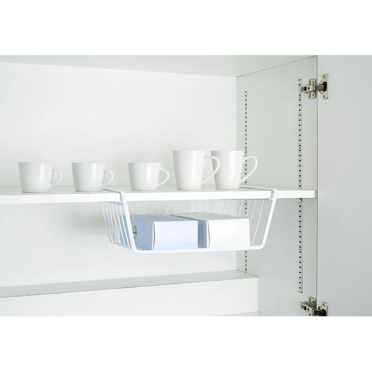 Corbeille à suspendre en métal blanc L.40 cm^Gifi New