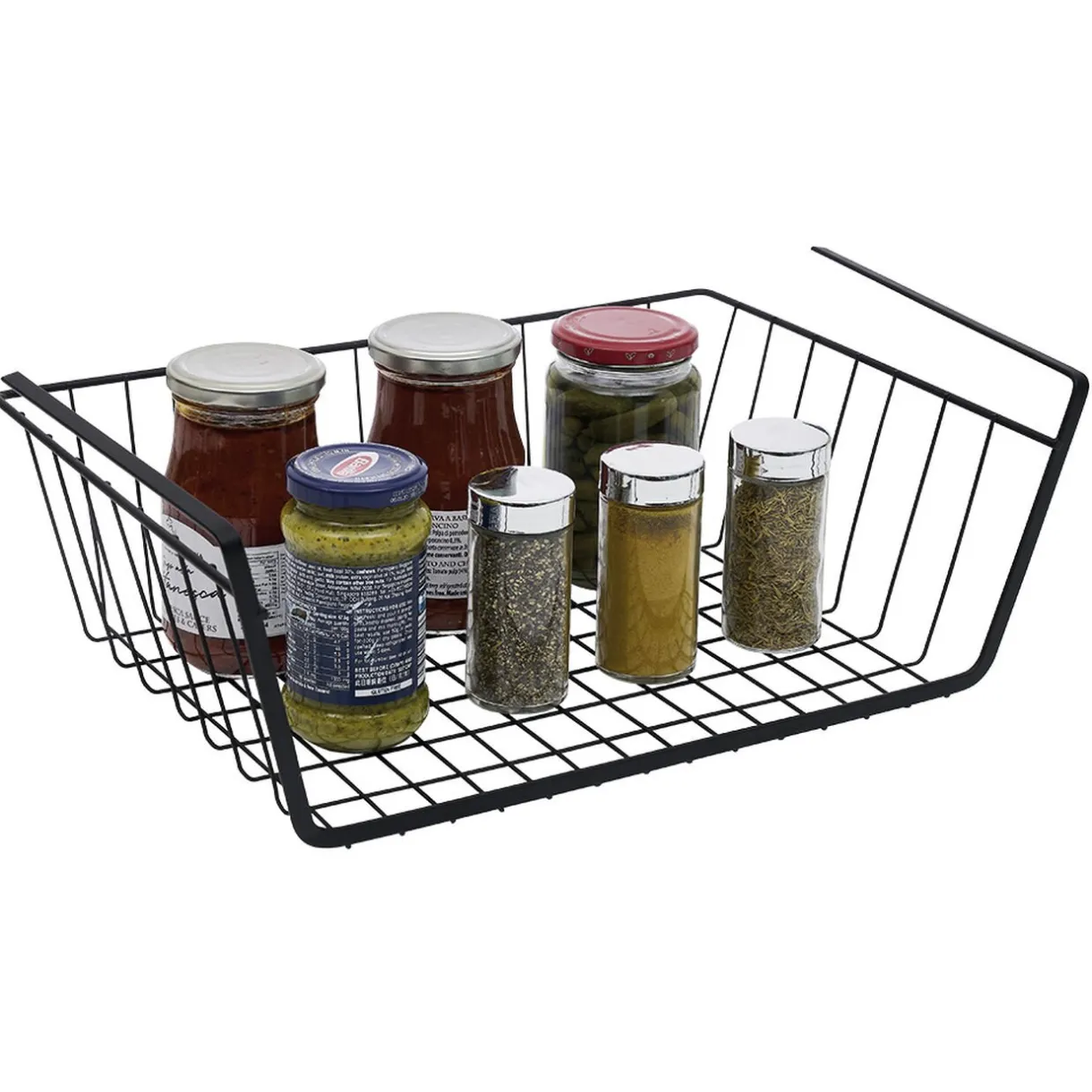 Corbeille à suspendre métal noir x2^Gifi Sale