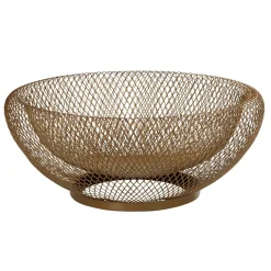 Coupe à fruits en métal dorée^Gifi Outlet