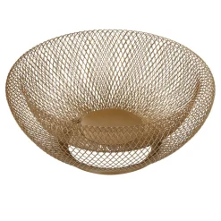 Coupe à fruits en métal dorée^Gifi Outlet