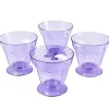 Coupe à glace plastique violette x4^Gifi