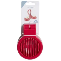 Coupe oeuf plastique rouge 8,5x12x2,8cm^Gifi Sale