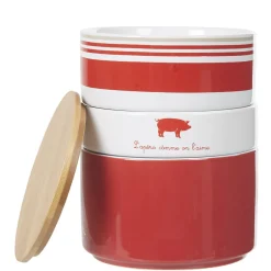 Coupelle empilable apéro rouge et blanc x3^Gifi Discount