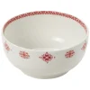 Coupelle en porcelaine blanche motif Noël flocons rouges^Gifi Online