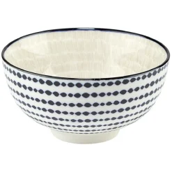 Coupelle en porcelaine décor blanc et bleu^Gifi Best