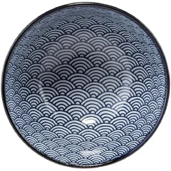 Coupelle en porcelaine décor blanc et bleu^Gifi Best