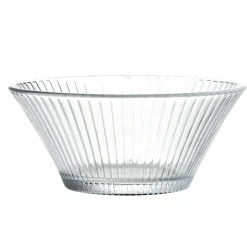 Coupelle en verre strié vert H5,4cm^Gifi