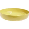 Coupelle Oslo porcelaine jaune mat uni^Gifi Outlet