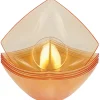 Coupelle plastique orange transparent x6^Gifi Online