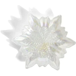 Coupelle verre flocon blanc irisé^Gifi Hot