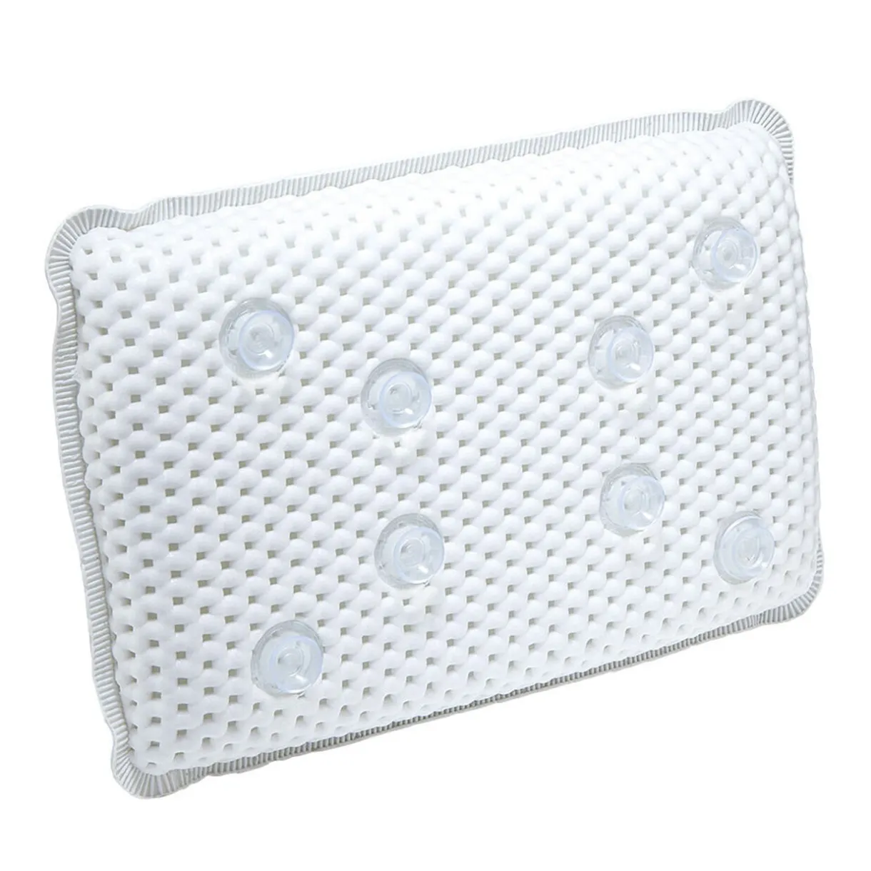 New Gifi Coussin de bain blanc PVC et éponge