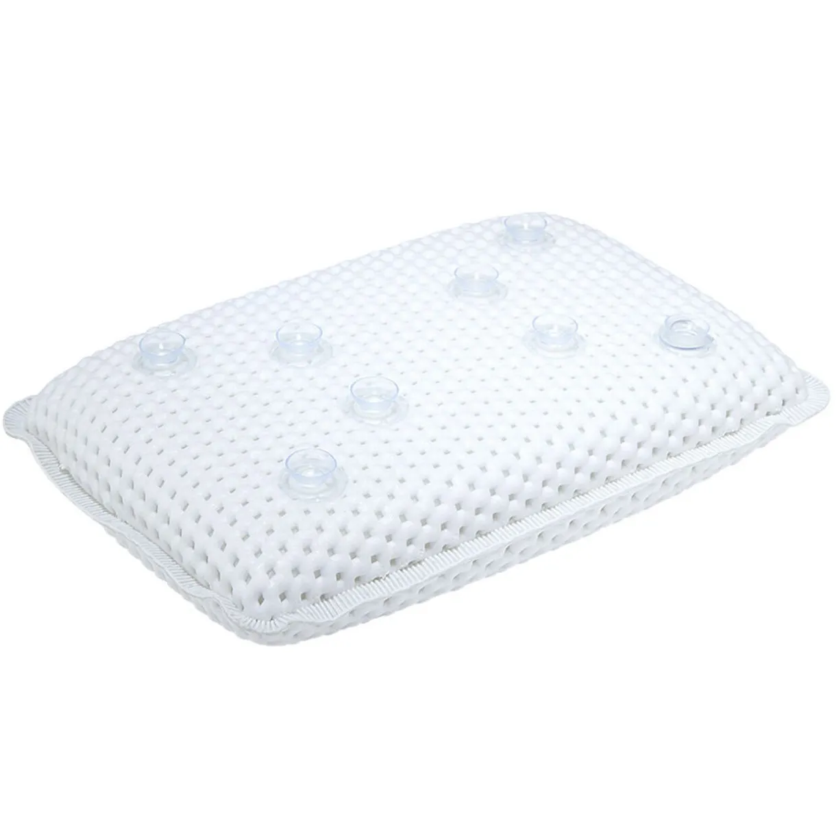 New Gifi Coussin de bain blanc PVC et éponge