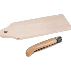 Couteau à virole marron inox&hêtre^Gifi Online