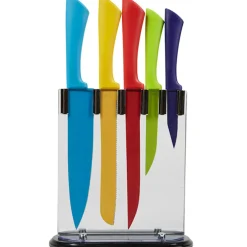 Couteau de cuisine x5 et support^Gifi Outlet