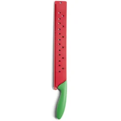 Couteau pour pastèque métal rouge et ABS vert L43,5x5x2,5cm^Gifi Sale