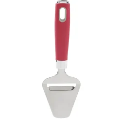 Couteau racloir à fromage inox manche rouge^Gifi New
