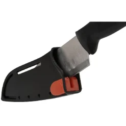 Couteau santoku avec étui aiguiseur L. 23 cm^Gifi Best