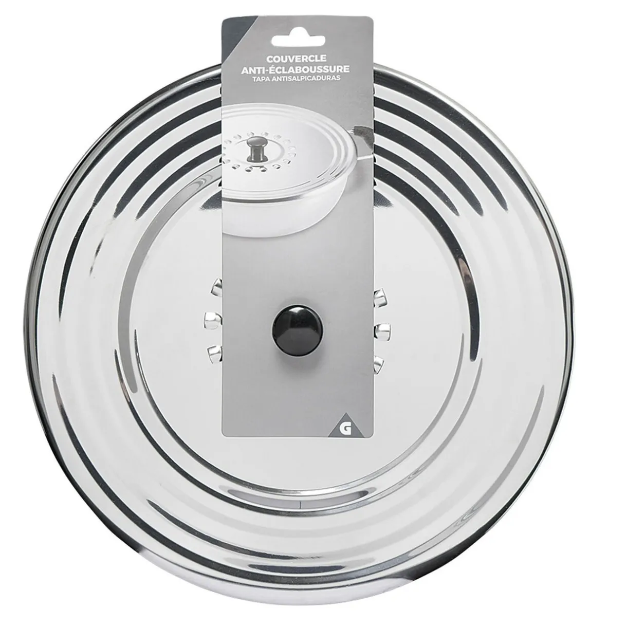 Couvercle anti éclaboussure inox^Gifi Outlet