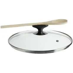 Couvercle anti éclaboussures en verre trempé Ø24 cm^Gifi Clearance
