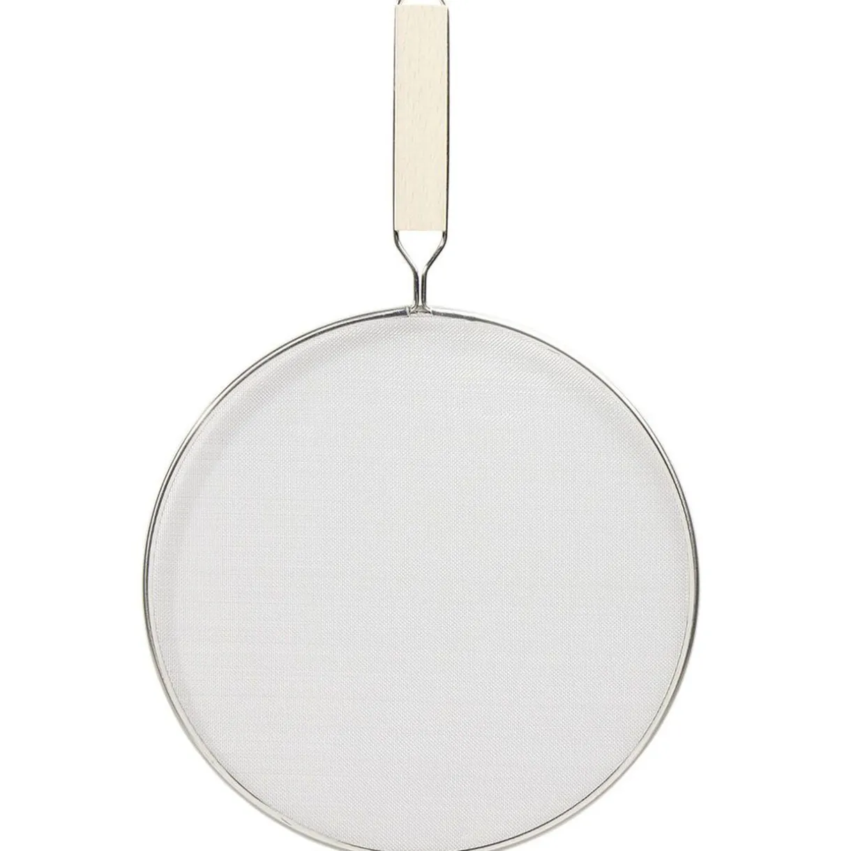 Couvercle anti éclaboussures écran inox et bambou Ø25cm^Gifi