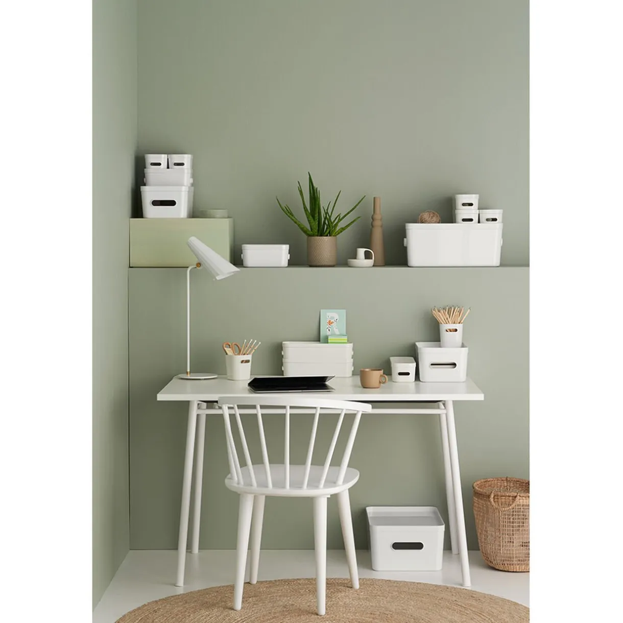 Best Gifi Couvercle boîte de rangement blanc