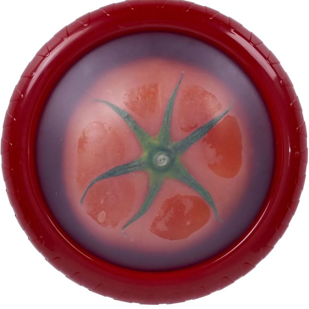 Couvercle conserve tomate en silicone et abs - Ø13xH2,5cm^Gifi Outlet
