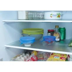 Couvercle en silicone étirable x5 bleu et jaune^Gifi Online