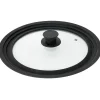 Couvercle en verre avec contour silicone noir Ø 30 cm^Gifi Hot