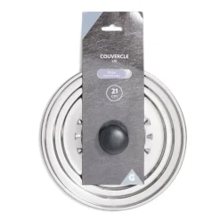 Couvercle inox Ø21cm^Gifi Discount