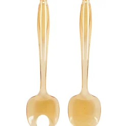 Couvert à salade plastique orange transparent x2^Gifi Sale