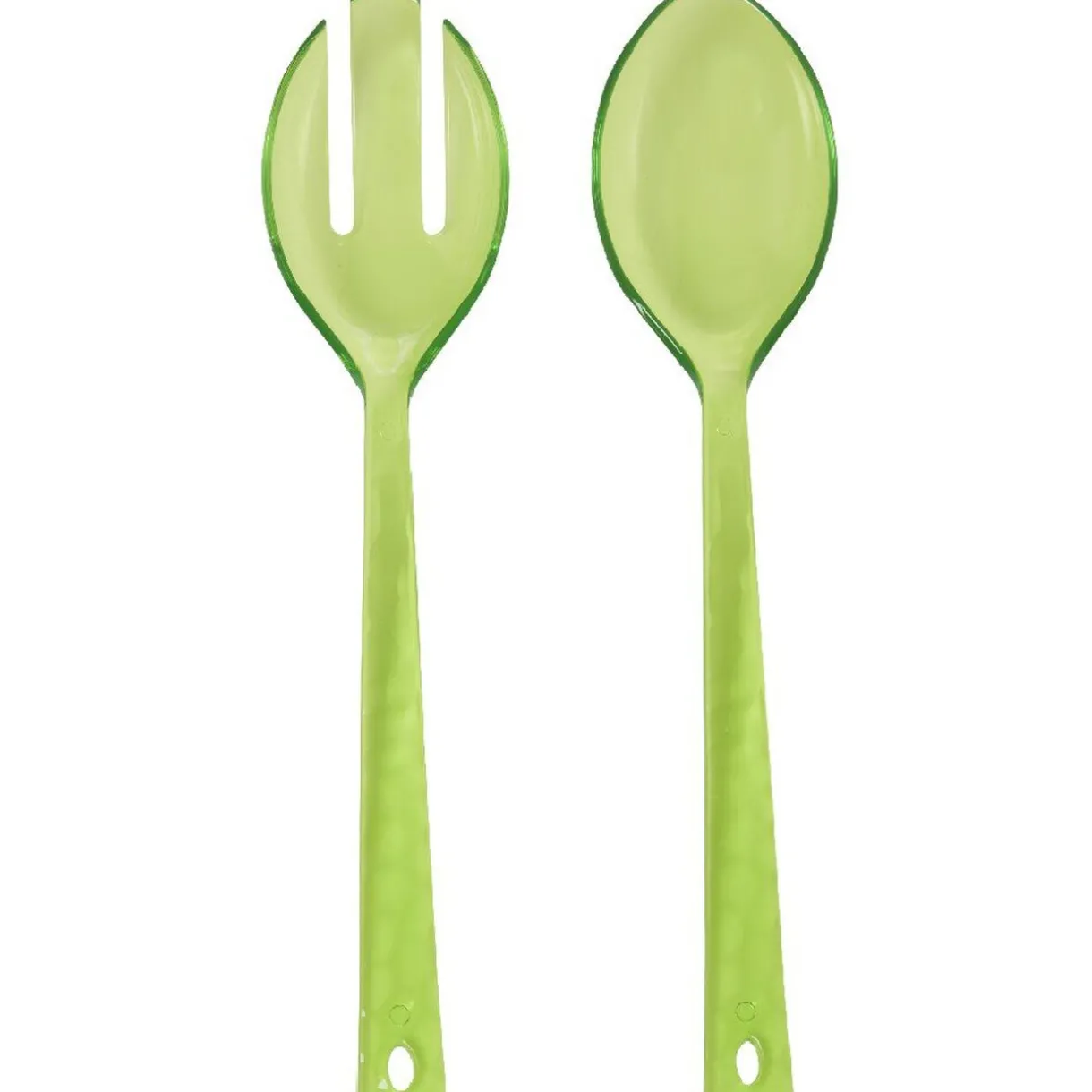 Couvert à salade vert martelé x2^Gifi Online