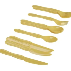 Couvert en plastique couleur unie x 12^Gifi Online