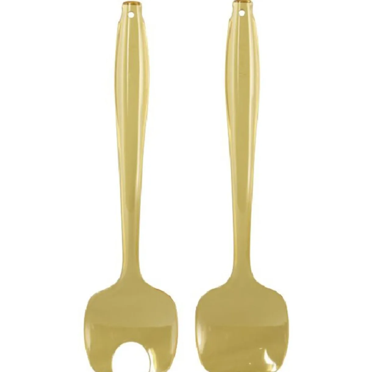 Couverts à salade jaune^Gifi Sale